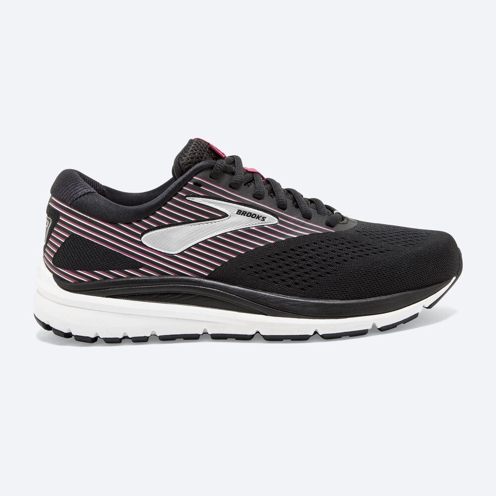 Brooks Addiction 14 Kadın Koşu Ayakkabısı Siyah/Pembe/Gümüş | TR-461932