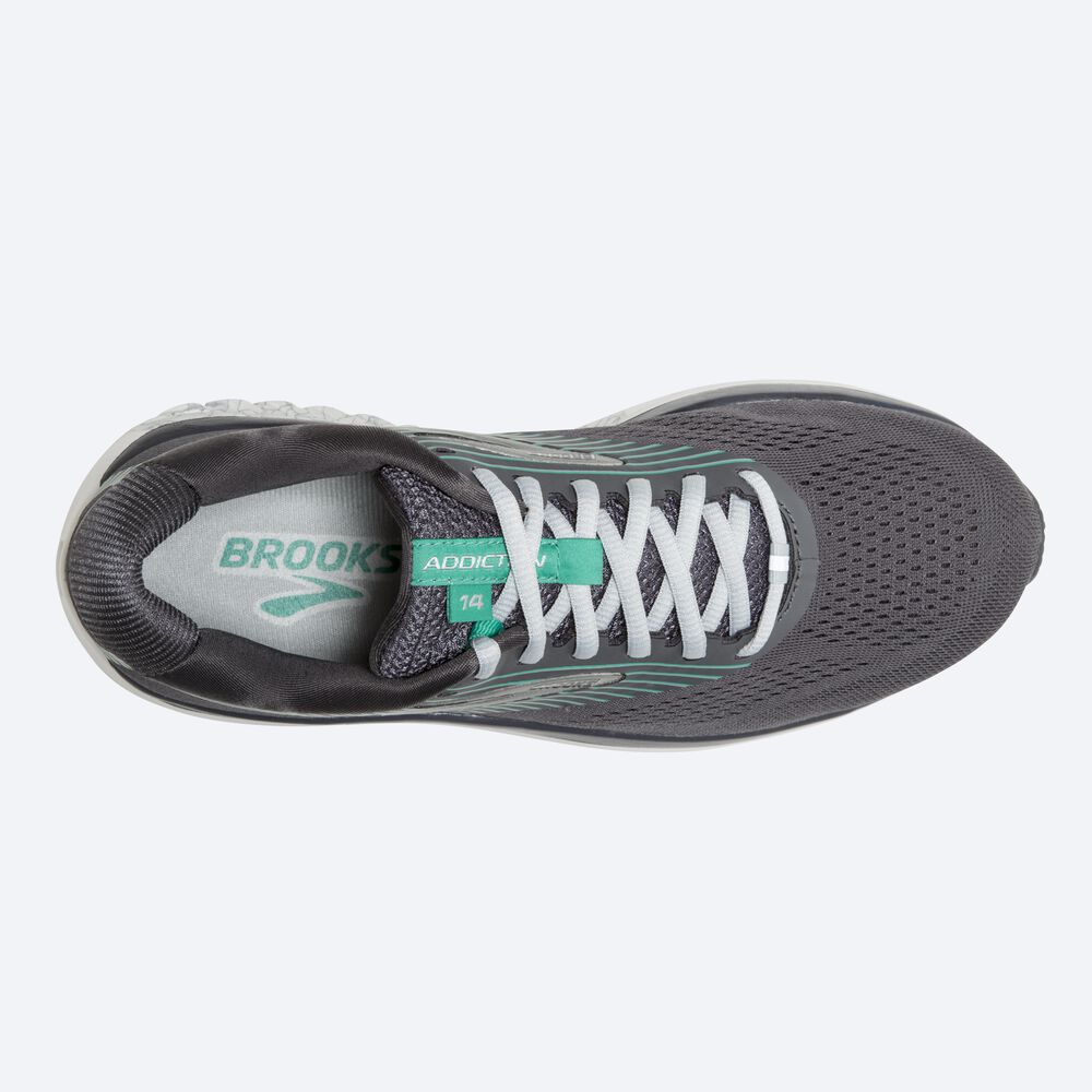 Brooks Addiction 14 Kadın Koşu Ayakkabısı Siyah | TR-614093