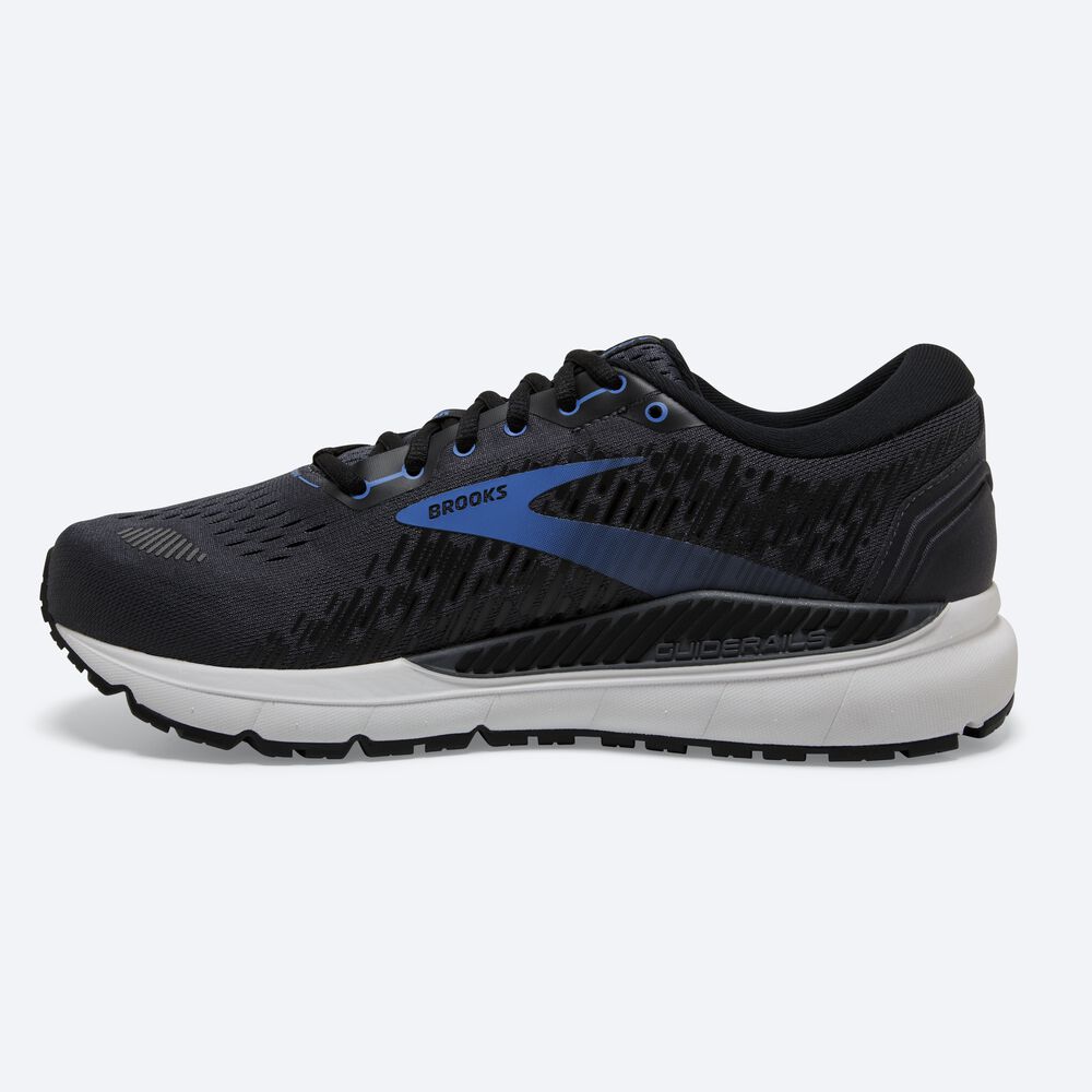 Brooks Addiction GTS 15 Erkek Koşu Ayakkabısı Siyah/Mavi | TR-947286