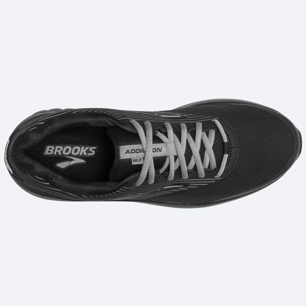 Brooks Addiction Walker Suede Erkek Yürüyüş Ayakkabısı Siyah | TR-450617