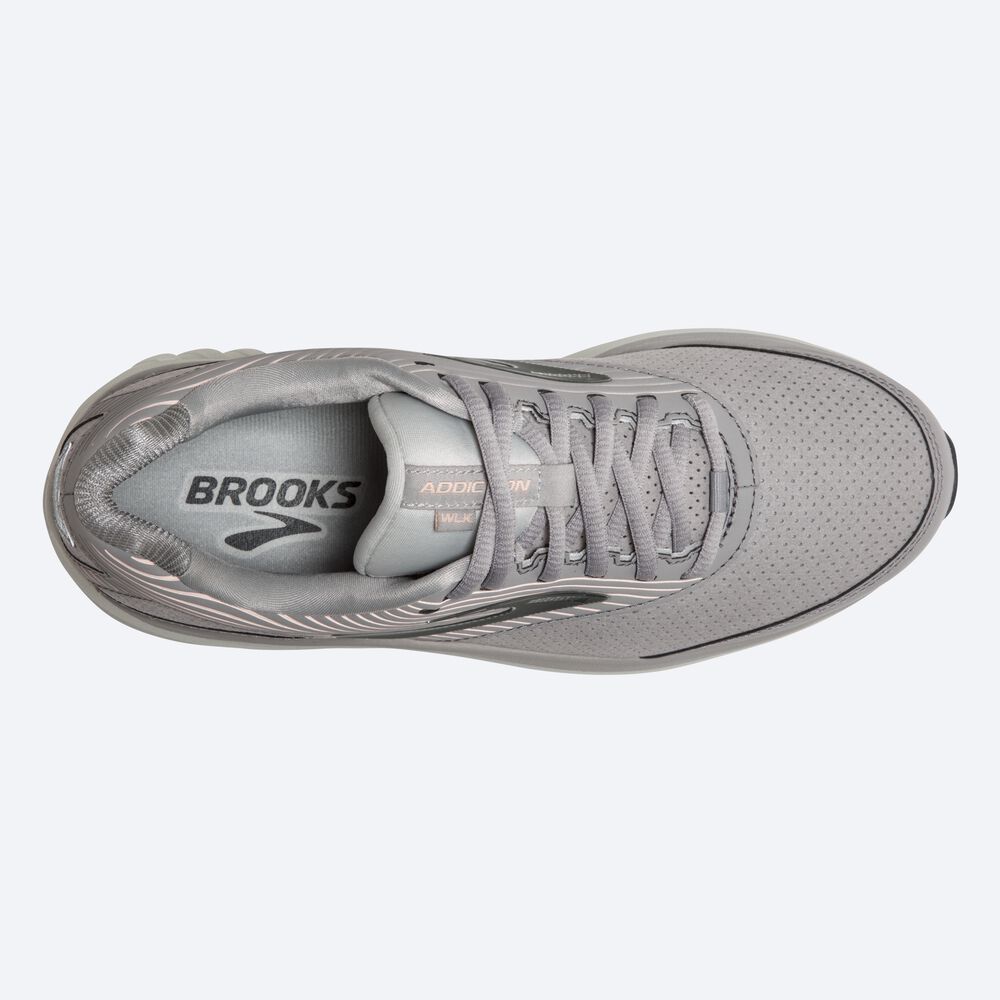 Brooks Addiction Walker Suede Kadın Yürüyüş Ayakkabısı Gri | TR-760298