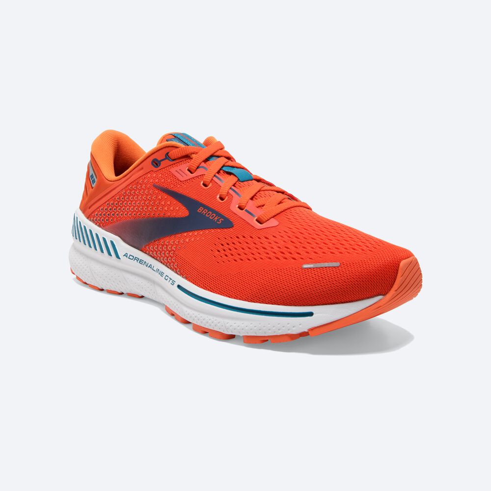 Brooks Adrenaline GTS 22 Erkek Koşu Ayakkabısı Turuncu | TR-061284