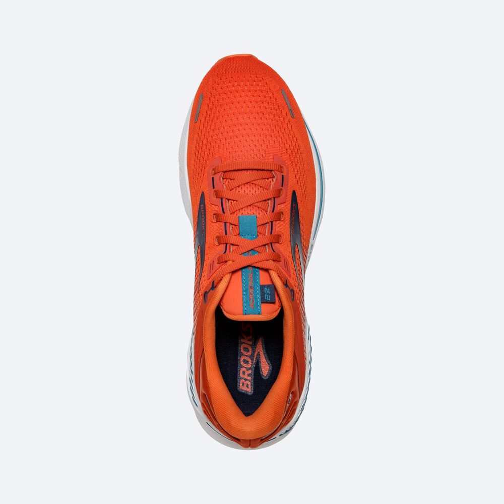 Brooks Adrenaline GTS 22 Erkek Koşu Ayakkabısı Turuncu | TR-061284