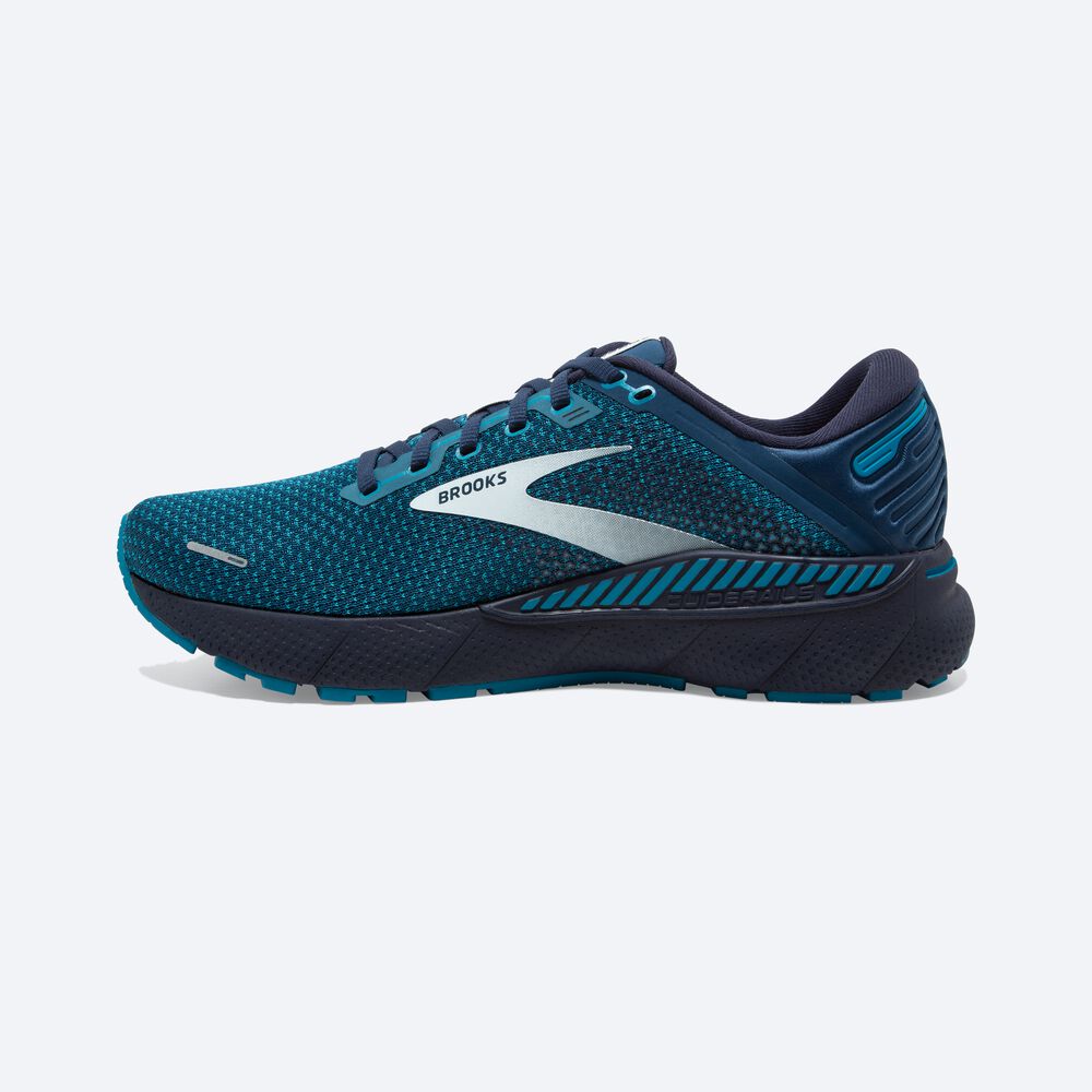 Brooks Adrenaline GTS 22 Erkek Koşu Ayakkabısı Kahverengi/Turkuaz/Gri | TR-094168