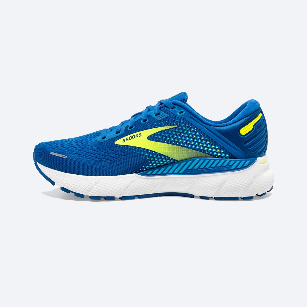 Brooks Adrenaline GTS 22 Erkek Koşu Ayakkabısı Mavi/Beyaz | TR-387546