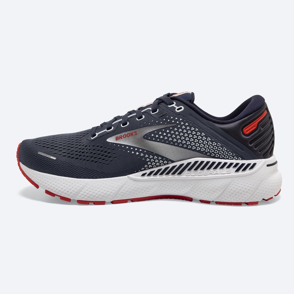 Brooks Adrenaline GTS 22 Erkek Koşu Ayakkabısı Lacivert | TR-405213