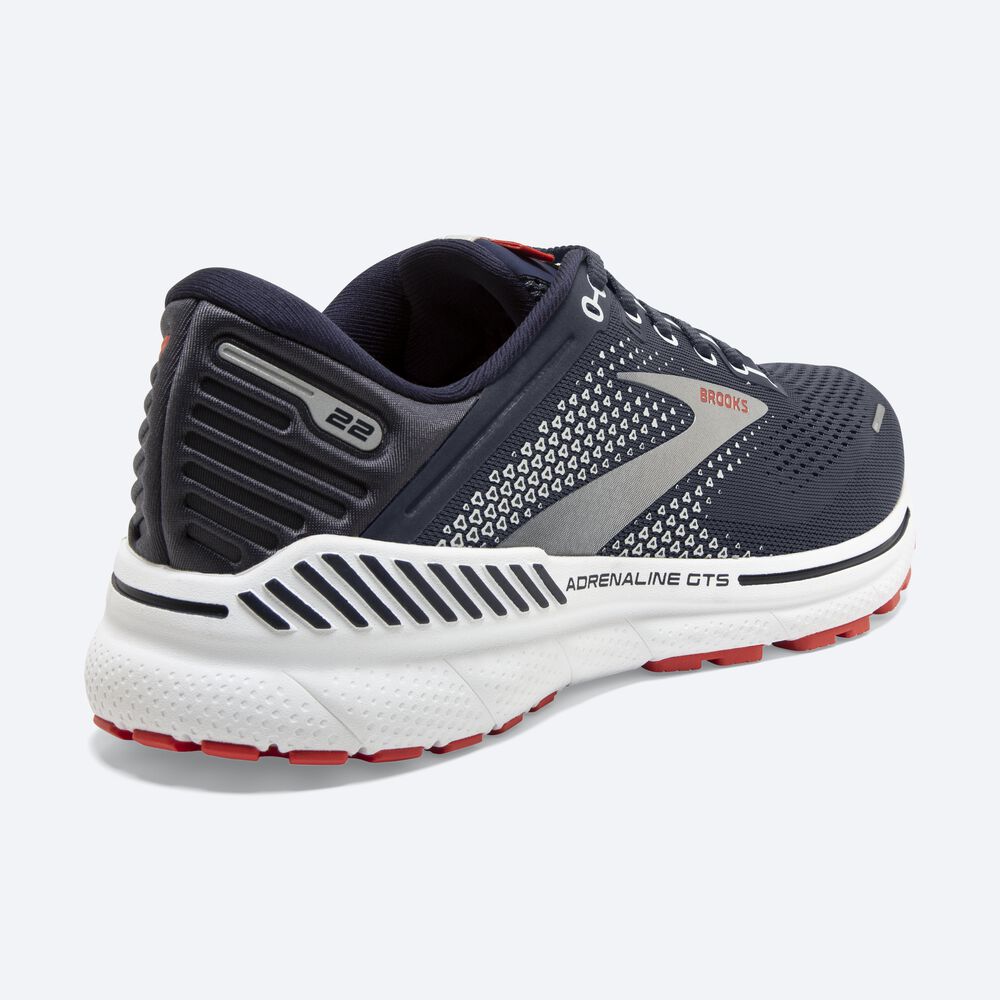 Brooks Adrenaline GTS 22 Erkek Koşu Ayakkabısı Lacivert | TR-405213