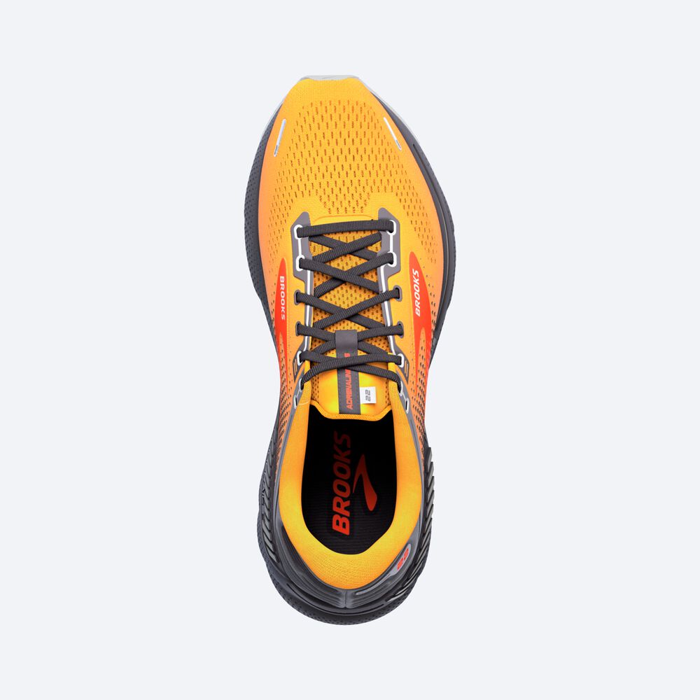 Brooks Adrenaline GTS 22 Erkek Koşu Ayakkabısı Turuncu | TR-489015