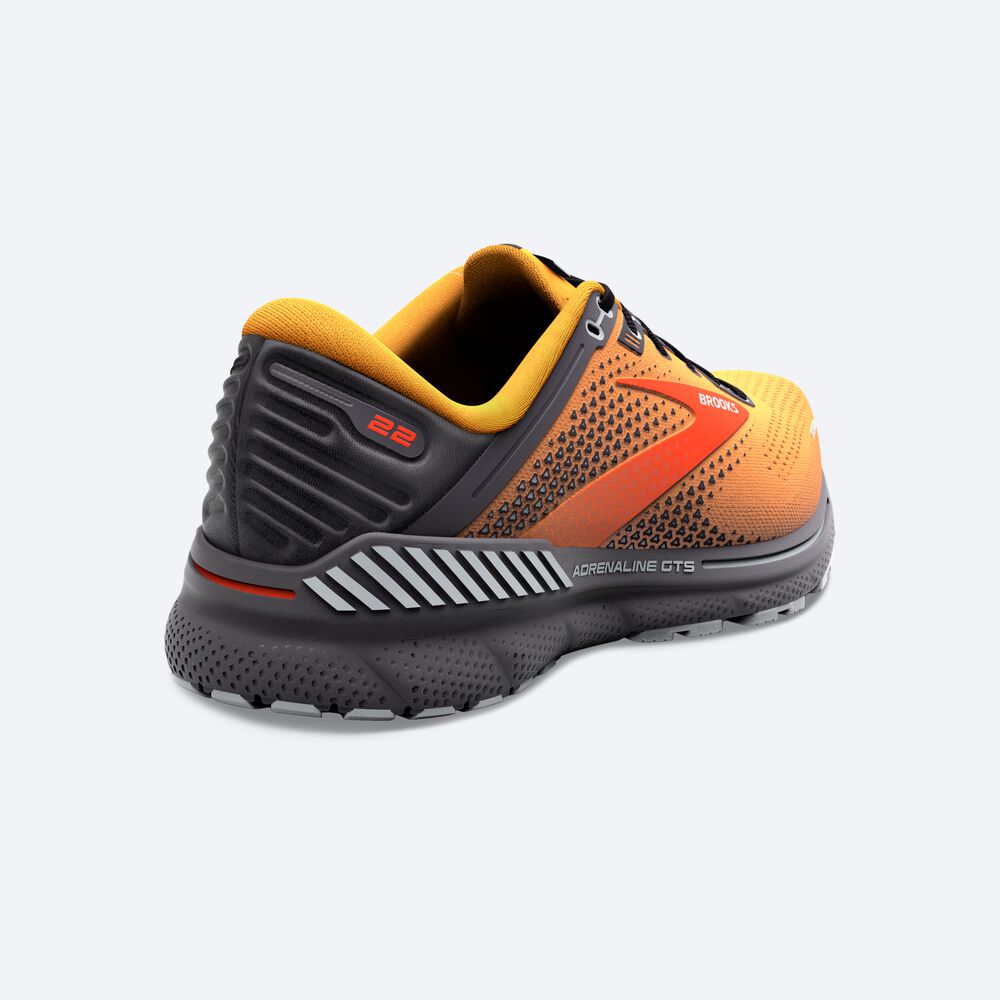 Brooks Adrenaline GTS 22 Erkek Koşu Ayakkabısı Turuncu | TR-489015