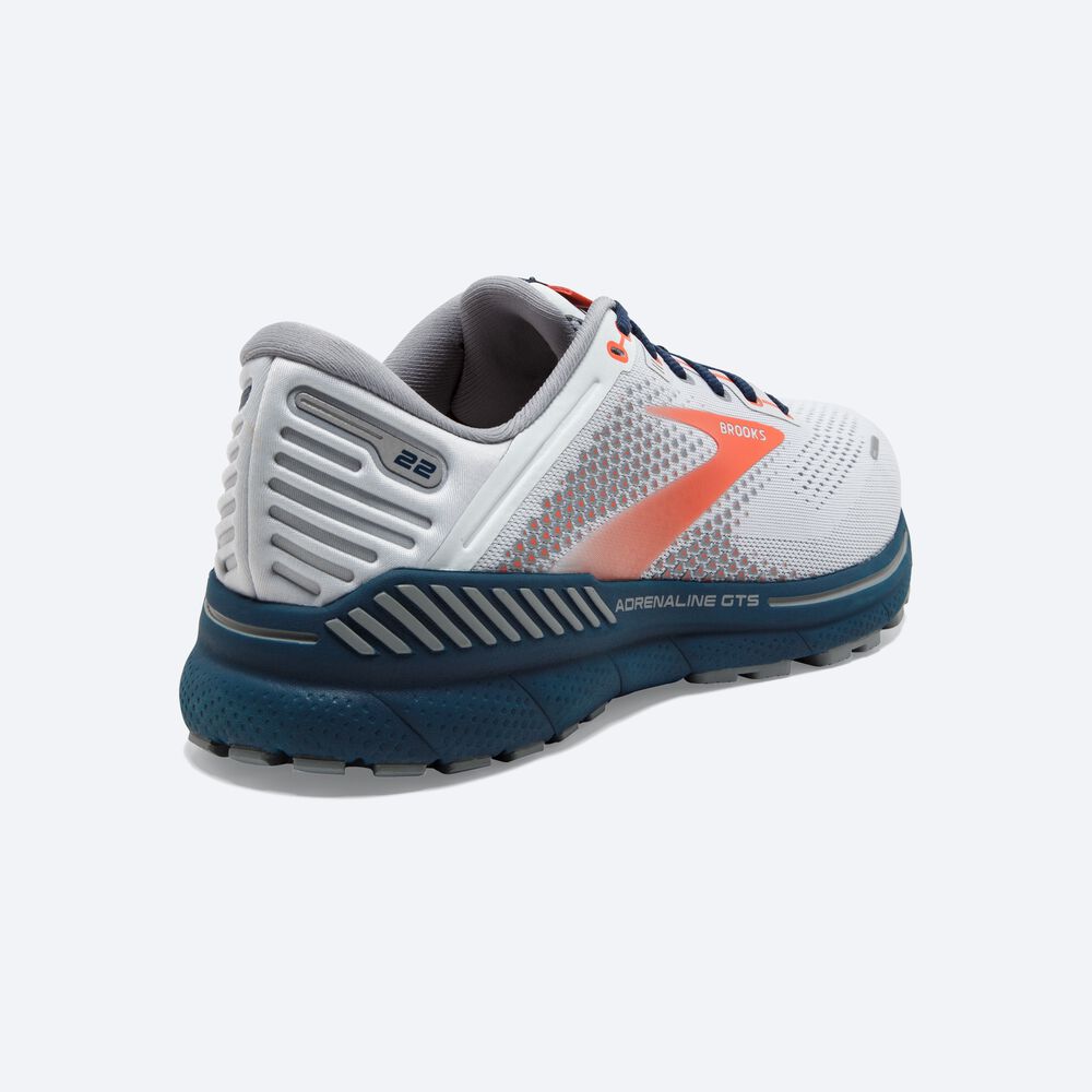 Brooks Adrenaline GTS 22 Erkek Koşu Ayakkabısı Kırmızı/Kahverengi | TR-647315