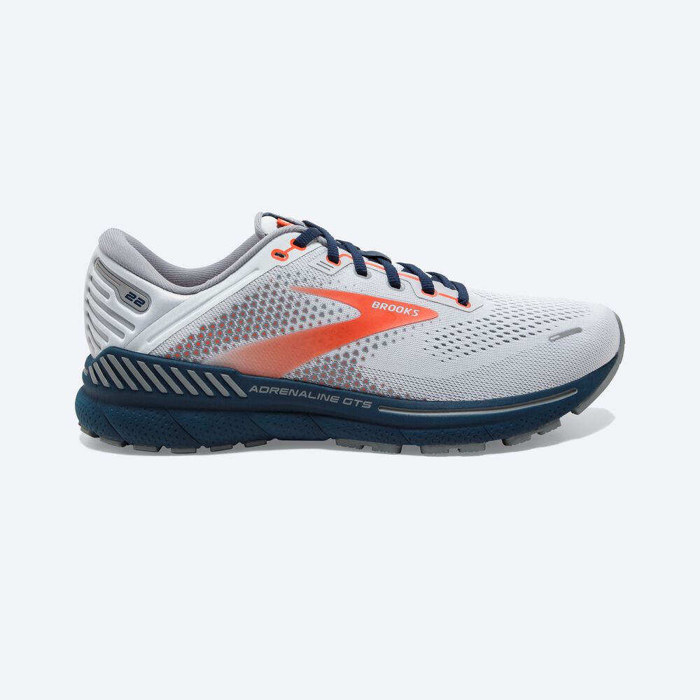 Brooks Adrenaline GTS 22 Erkek Koşu Ayakkabısı Kırmızı/Kahverengi | TR-647315