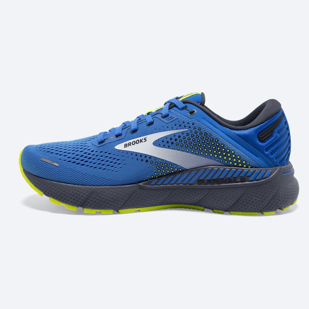 Brooks Adrenaline GTS 22 Erkek Koşu Ayakkabısı Mavi | TR-734856