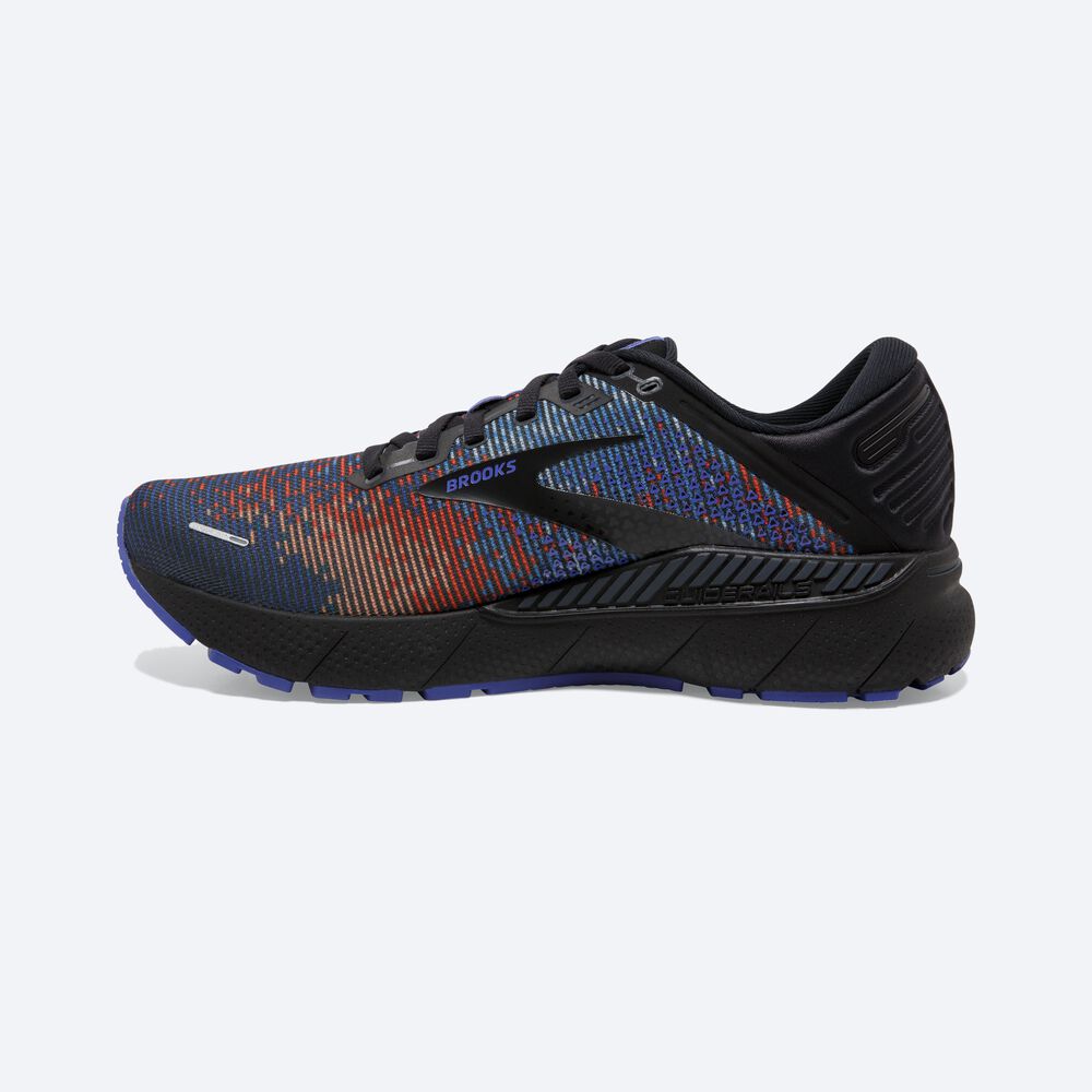 Brooks Adrenaline GTS 22 Erkek Koşu Ayakkabısı Kraliyet Mavisi/Siyah/Gri | TR-851762