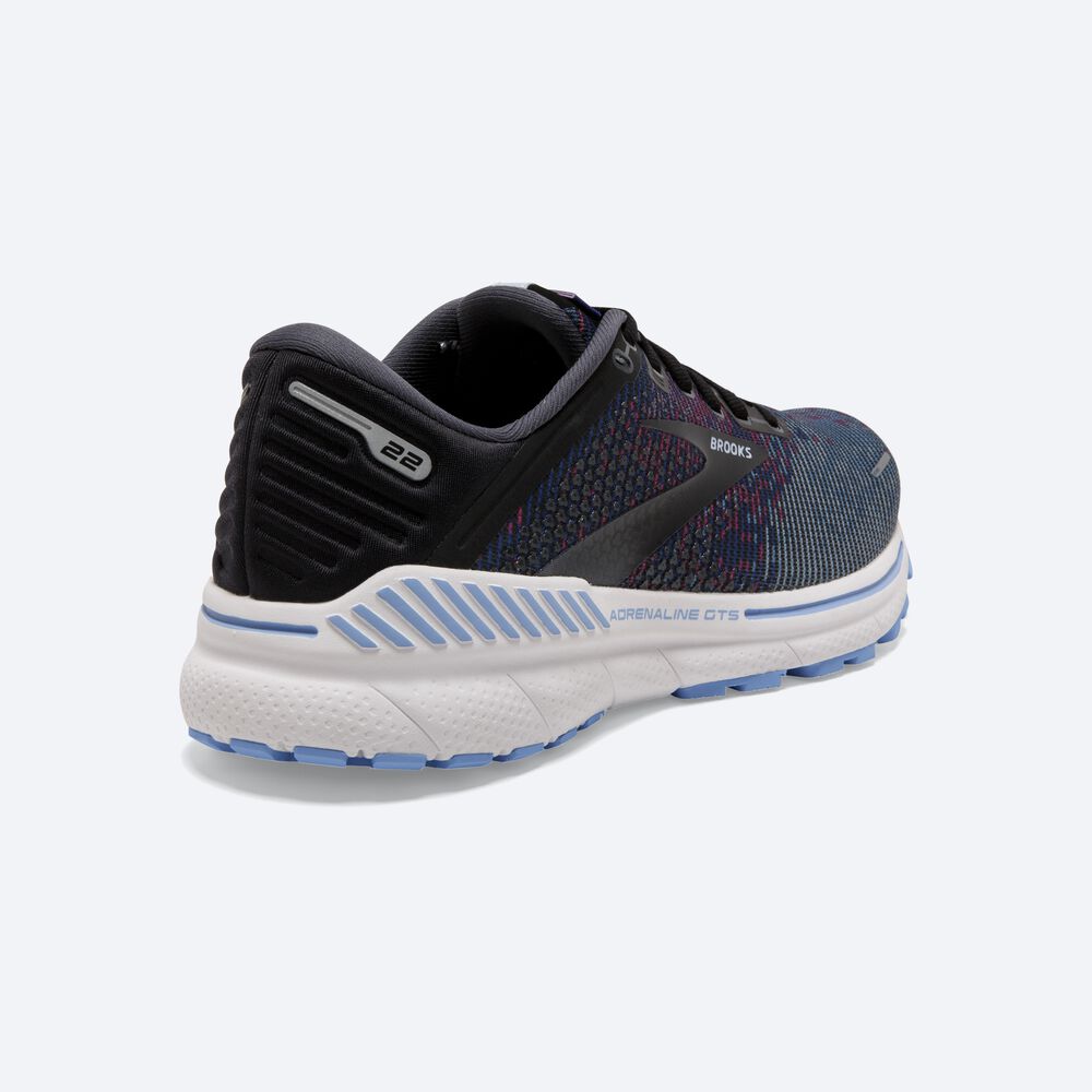 Brooks Adrenaline GTS 22 Kadın Koşu Ayakkabısı Lavanta/Siyah/Gri | TR-065749