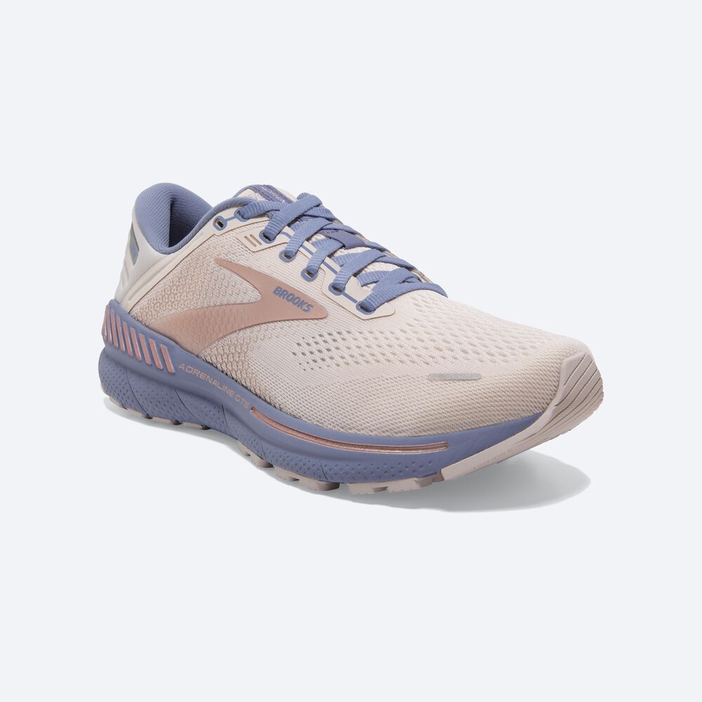 Brooks Adrenaline GTS 22 Kadın Koşu Ayakkabısı Bej Rengi | TR-205687