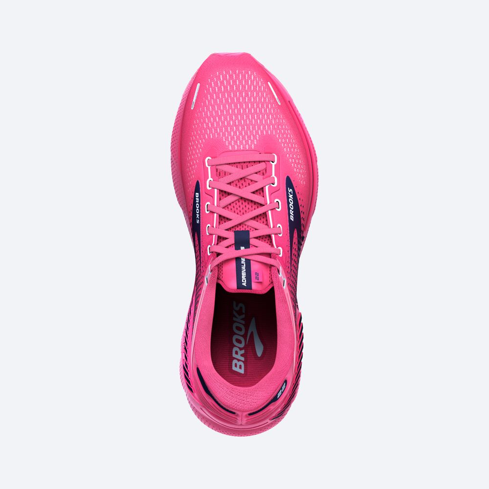 Brooks Adrenaline GTS 22 Kadın Koşu Ayakkabısı Pembe/Lacivert/Mavi | TR-306529