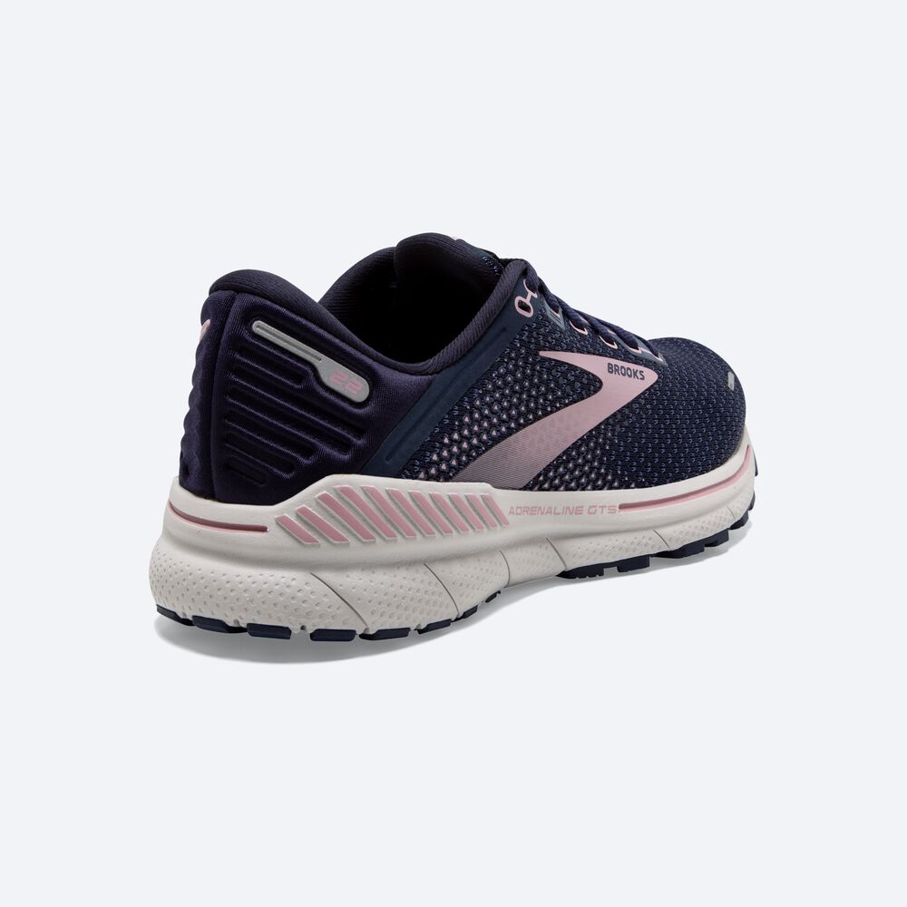 Brooks Adrenaline GTS 22 Kadın Koşu Ayakkabısı Lacivert | TR-476892