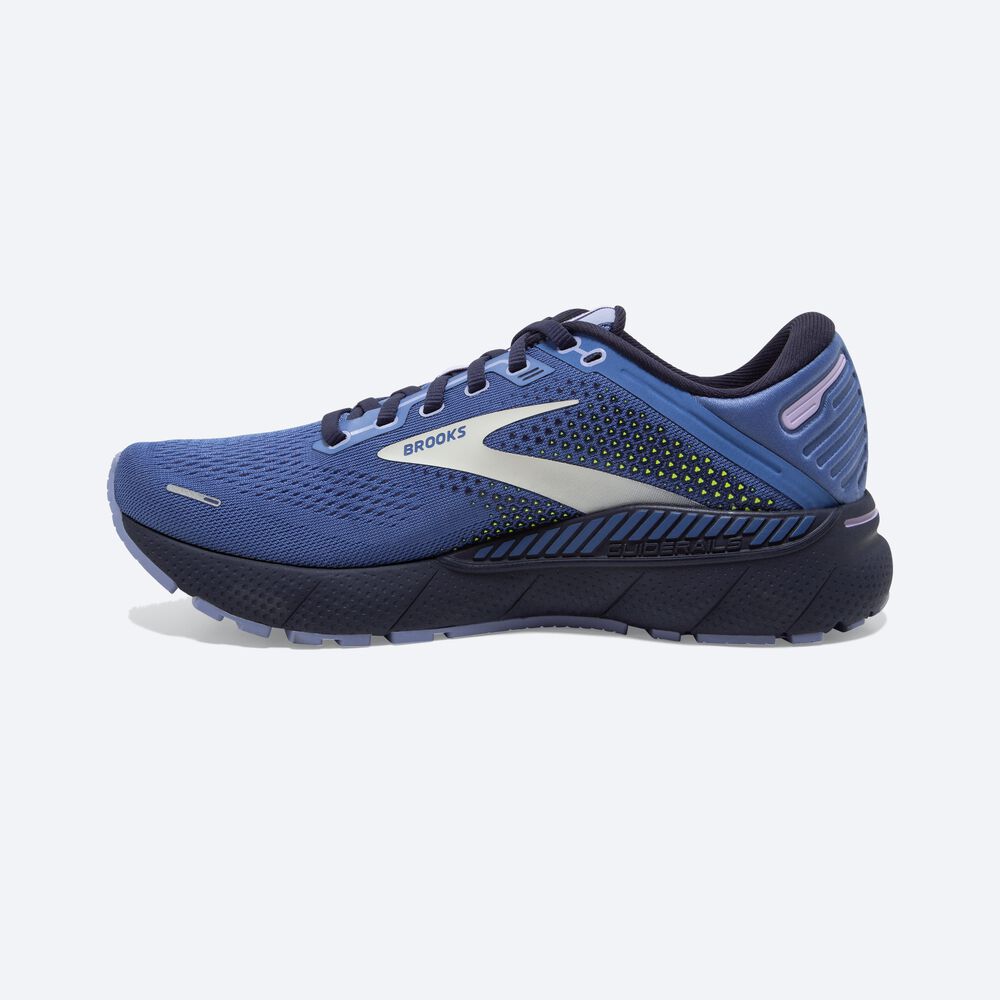 Brooks Adrenaline GTS 22 Kadın Koşu Ayakkabısı Mavi/Mor | TR-852693