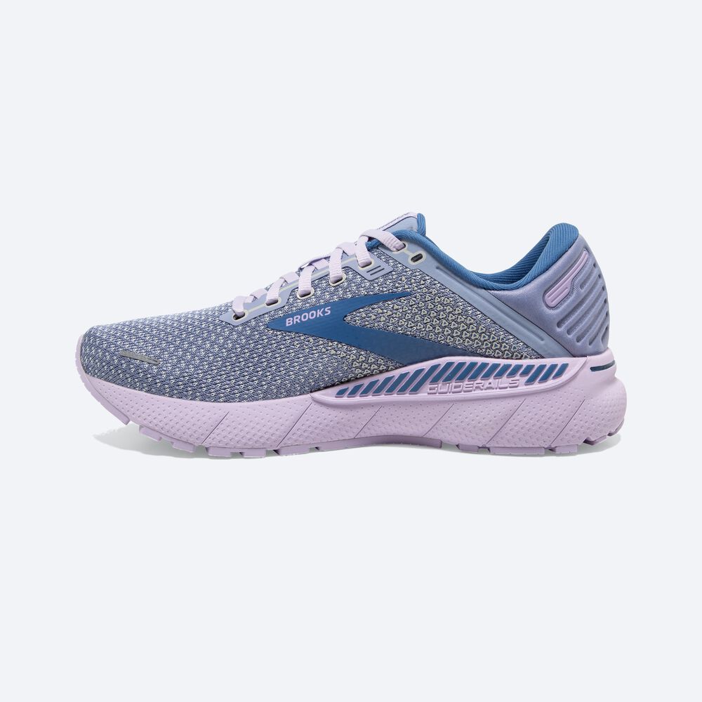 Brooks Adrenaline GTS 22 Kadın Koşu Ayakkabısı Mor/Mavi | TR-915302