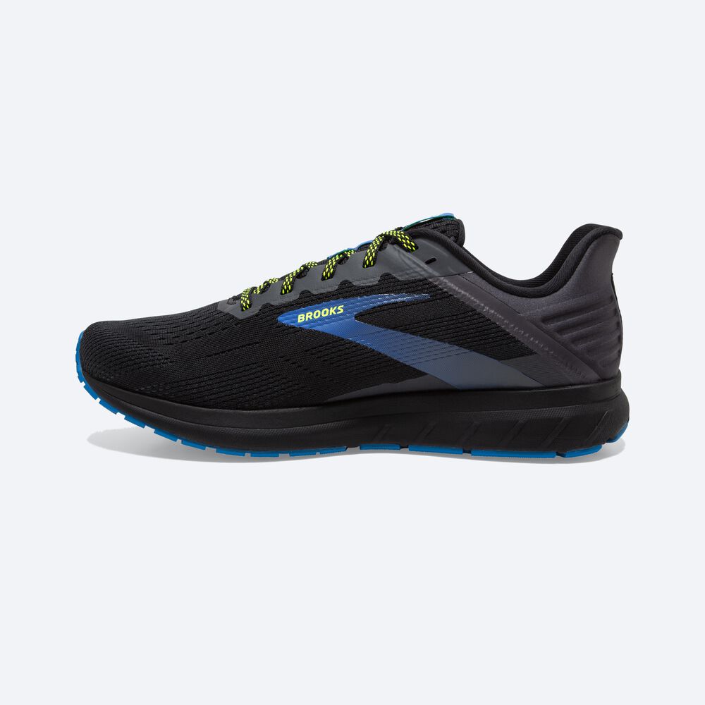 Brooks Anthem 5 Erkek Koşu Ayakkabısı Siyah/Mavi | TR-801423