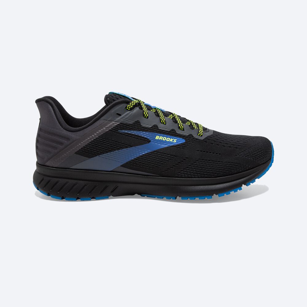 Brooks Anthem 5 Erkek Koşu Ayakkabısı Siyah/Mavi | TR-801423