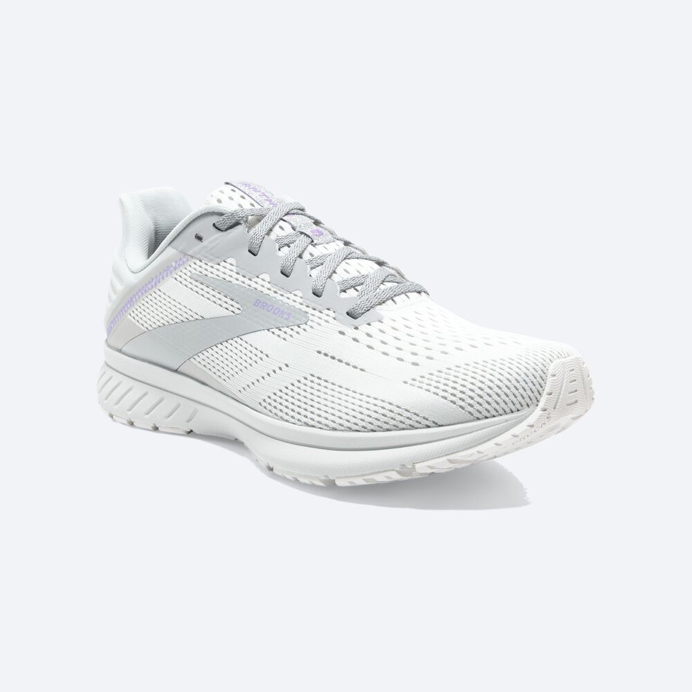 Brooks Anthem 5 Kadın Koşu Ayakkabısı Beyaz/Gümüş | TR-602148