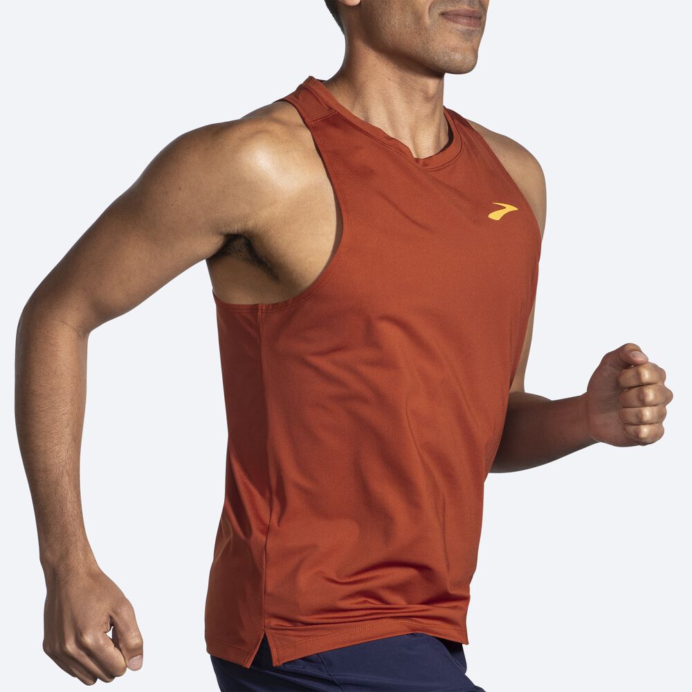 Brooks Atmosphere Singlet 2.0 Erkek Atlet Kırmızı | TR-140873