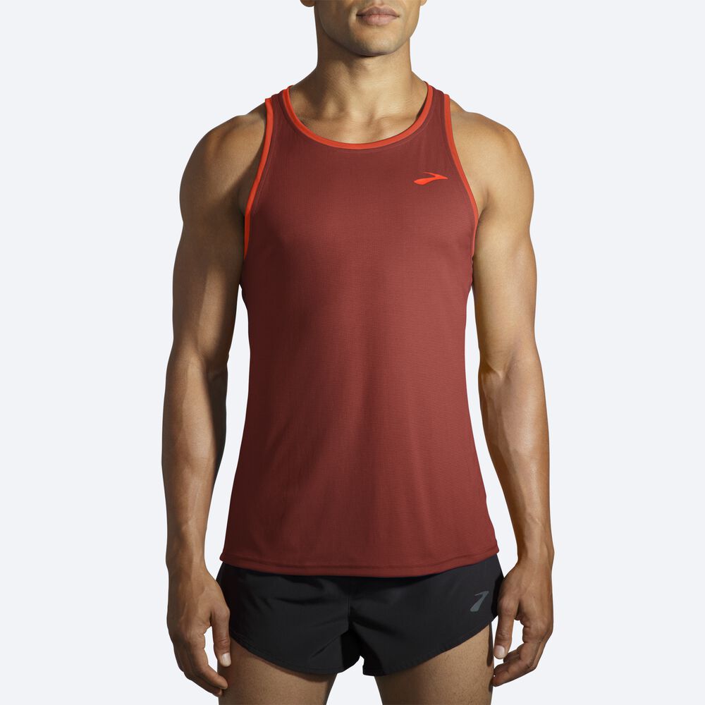 Brooks Atmosphere Singlet Erkek Atlet Bakır | TR-769501