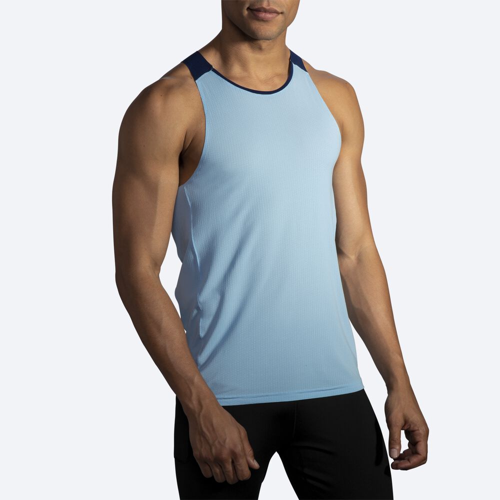 Brooks Atmosphere Singlet Erkek Atlet Lacivert | TR-705239