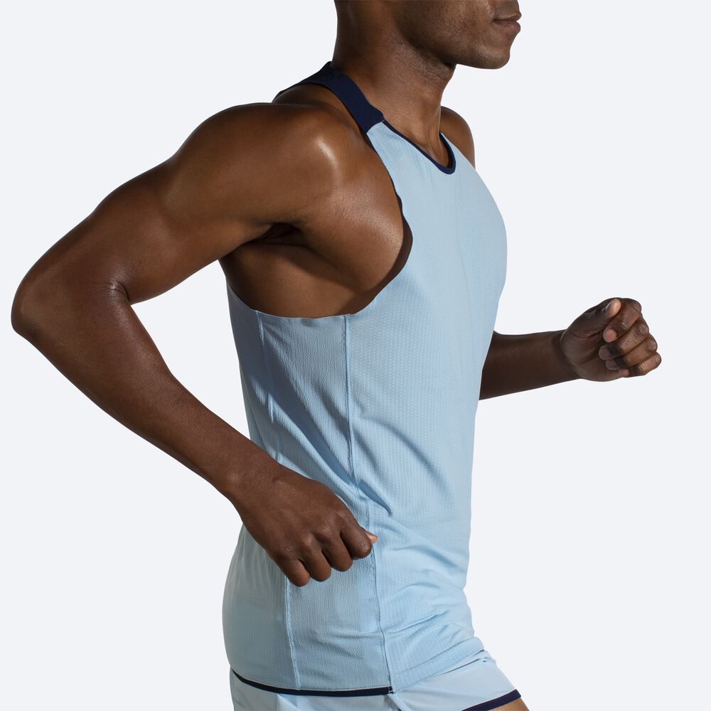 Brooks Atmosphere Singlet Erkek Atlet Lacivert | TR-705239