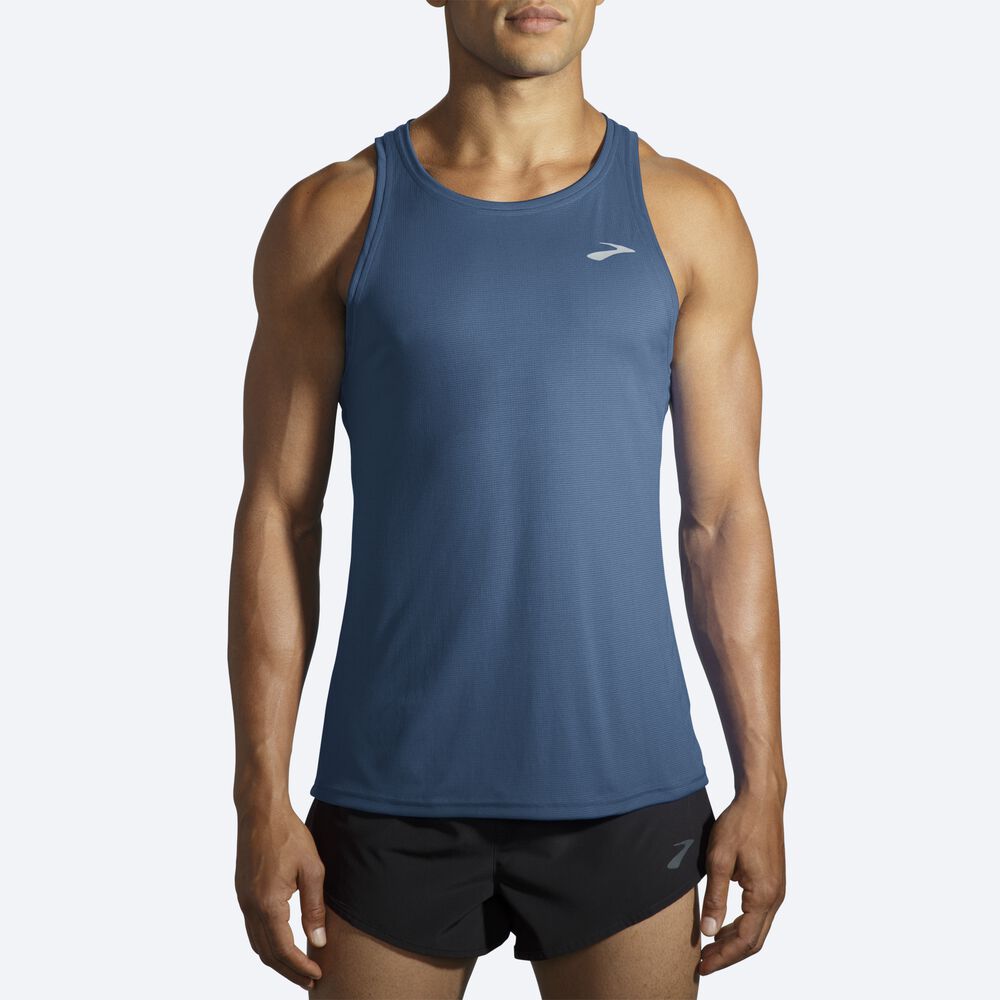 Brooks Atmosphere Singlet Erkek Atlet Mavi | TR-189027