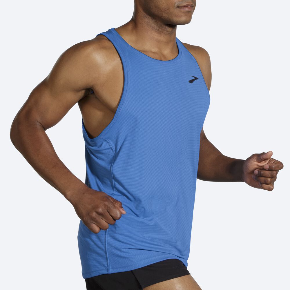 Brooks Atmosphere Singlet Erkek Atlet Mavi | TR-613725