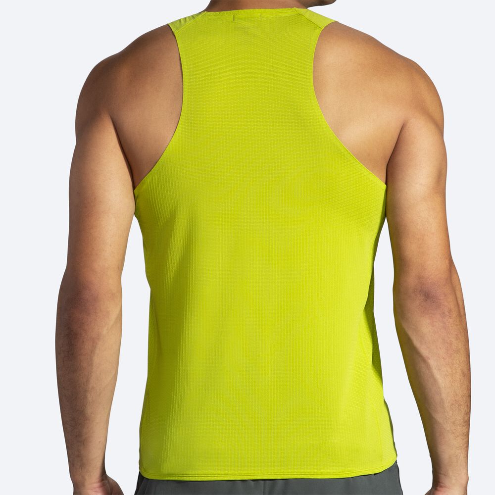 Brooks Atmosphere Singlet Erkek Atlet Sarı | TR-147653