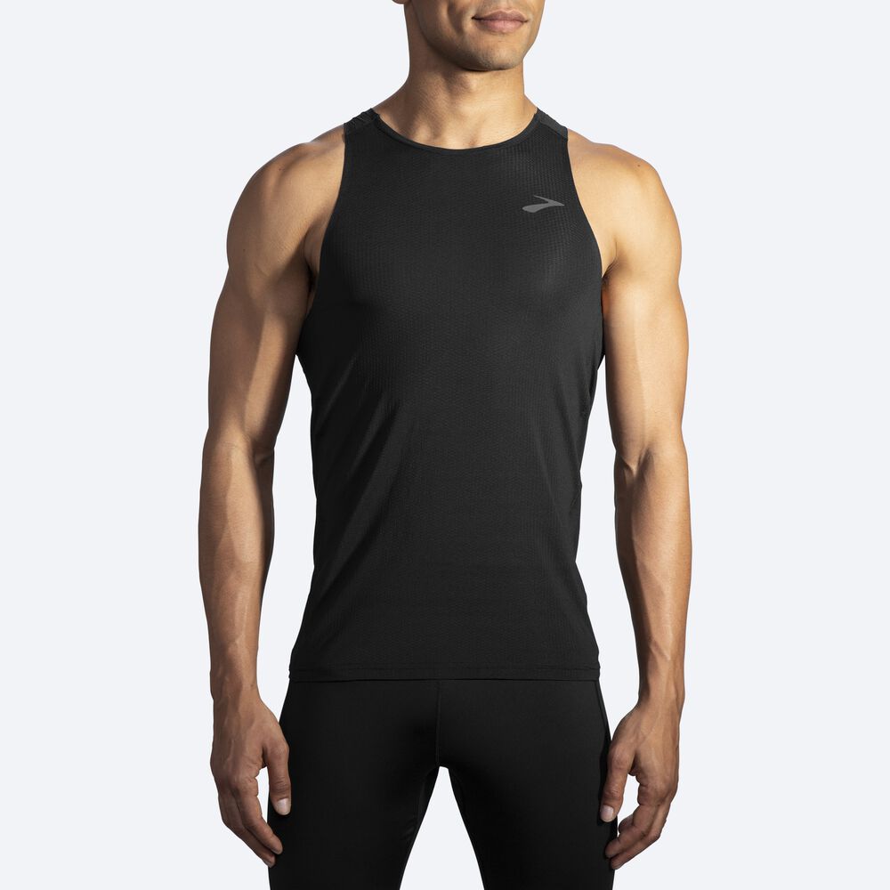 Brooks Atmosphere Singlet Erkek Atlet Siyah | TR-129043