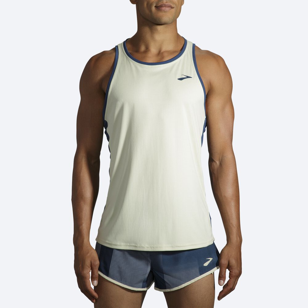 Brooks Atmosphere Singlet Erkek Atlet Turuncu/Indigo | TR-852947