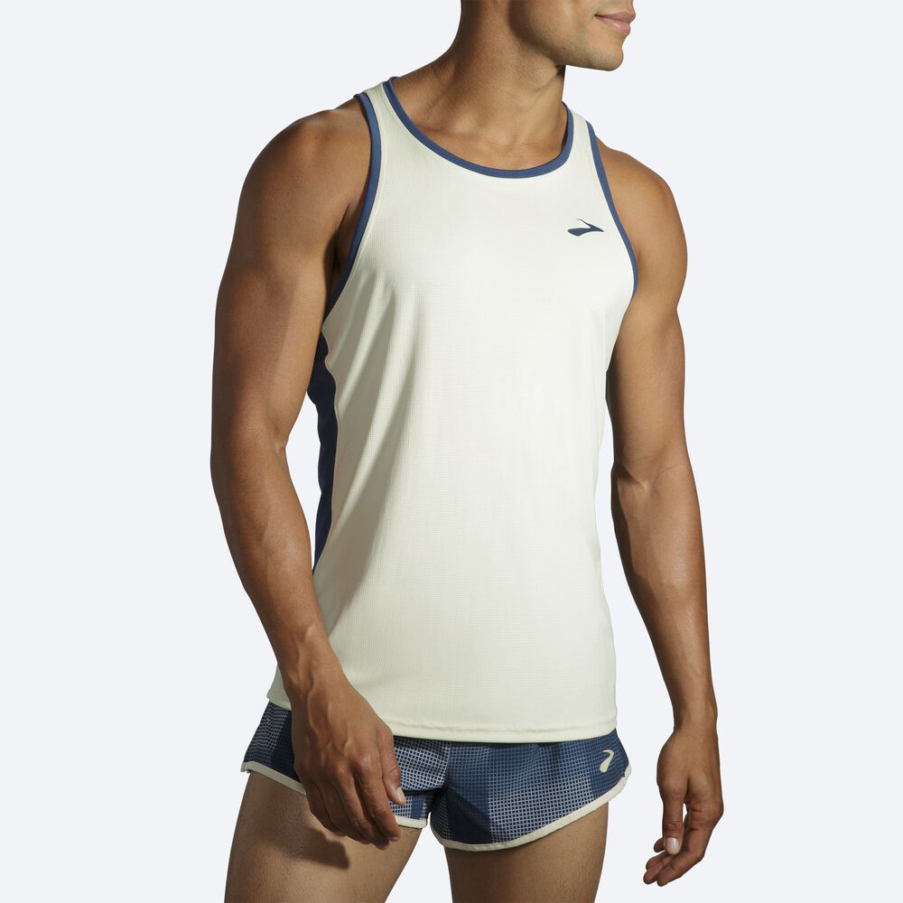 Brooks Atmosphere Singlet Erkek Atlet Turuncu/Indigo | TR-852947