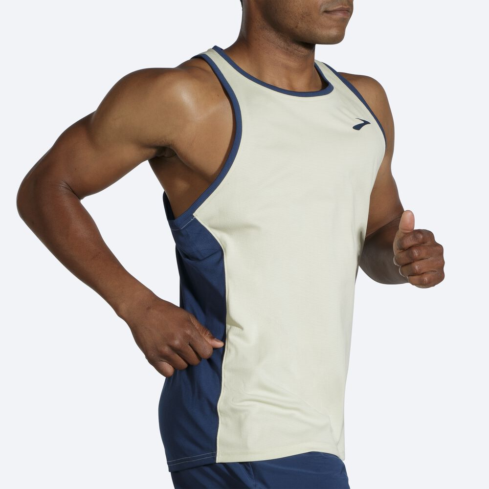 Brooks Atmosphere Singlet Erkek Atlet Turuncu/Indigo | TR-852947