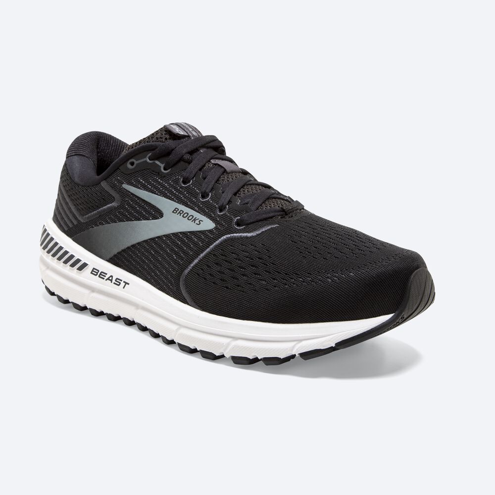 Brooks Beast '20 Erkek Koşu Ayakkabısı Siyah/Gri | TR-731948