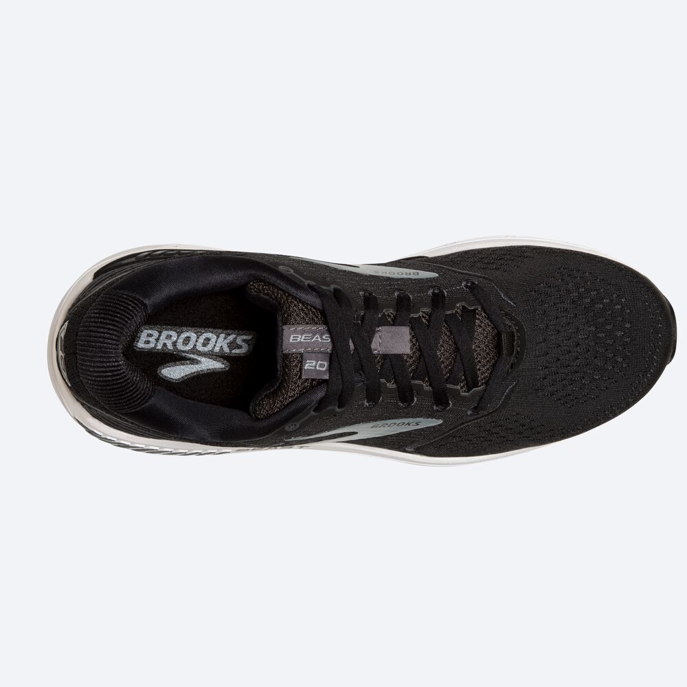 Brooks Beast '20 Erkek Koşu Ayakkabısı Siyah/Gri | TR-731948