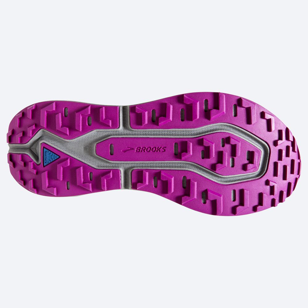 Brooks Caldera 5 Kadın Trail Koşu Ayakkabısı Siyah/Mor | TR-528346