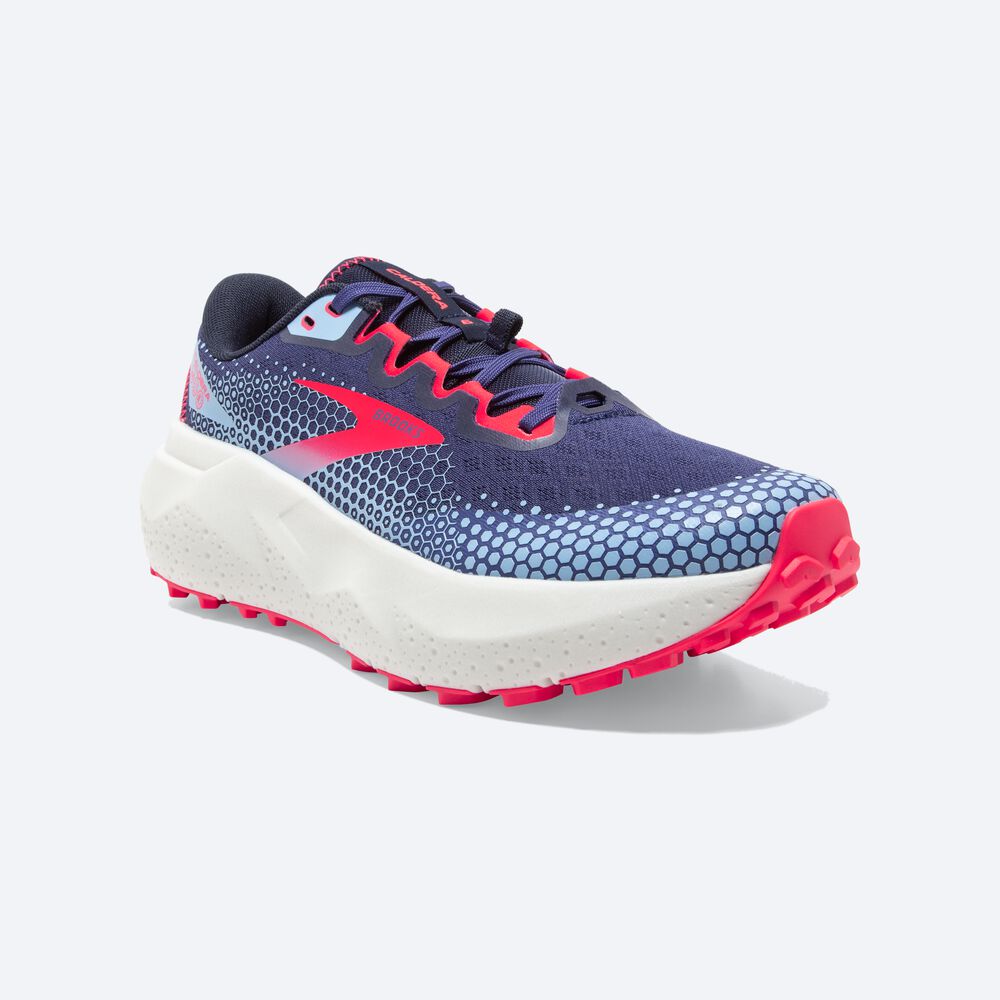 Brooks Caldera 6 Kadın Trail Koşu Ayakkabısı Koyu/Pembe | TR-518920