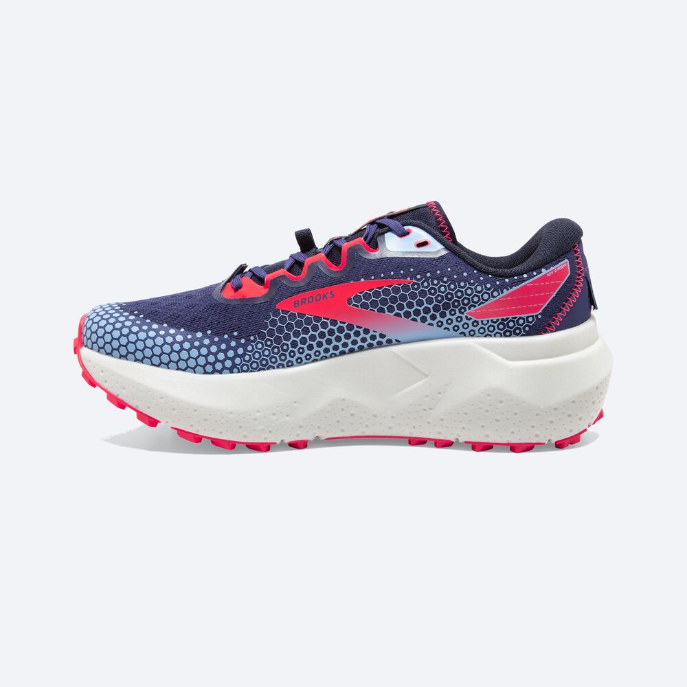 Brooks Caldera 6 Kadın Trail Koşu Ayakkabısı Koyu/Pembe | TR-518920