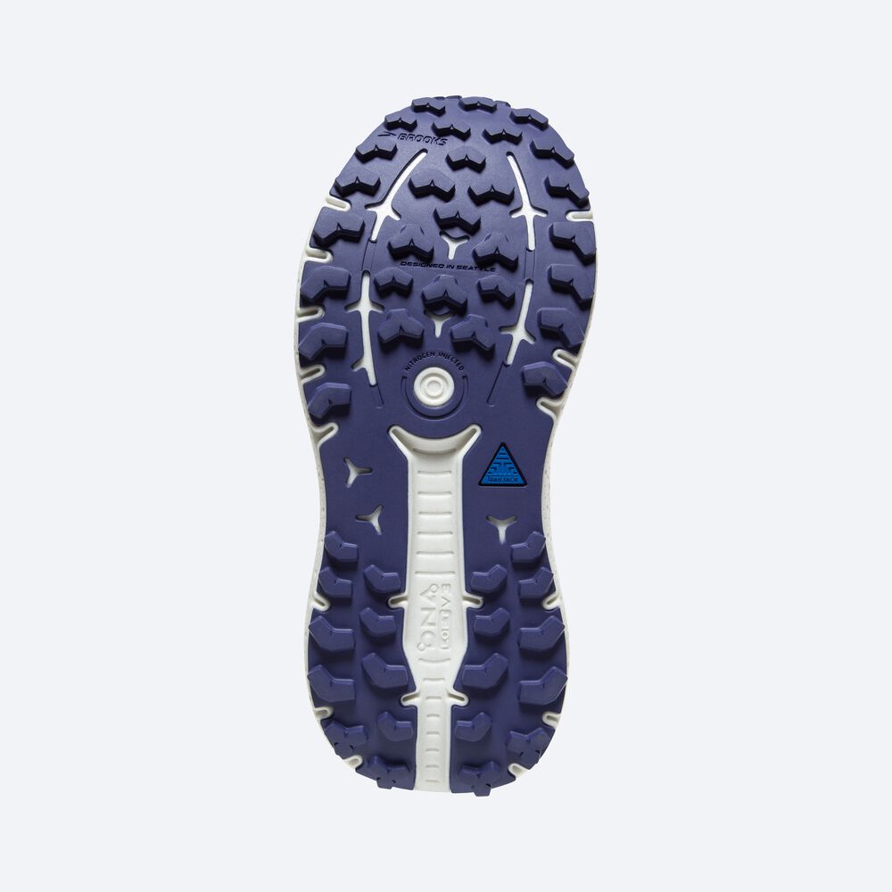 Brooks Caldera 6 Kadın Trail Koşu Ayakkabısı Siyah/Mavi/Gri | TR-643198