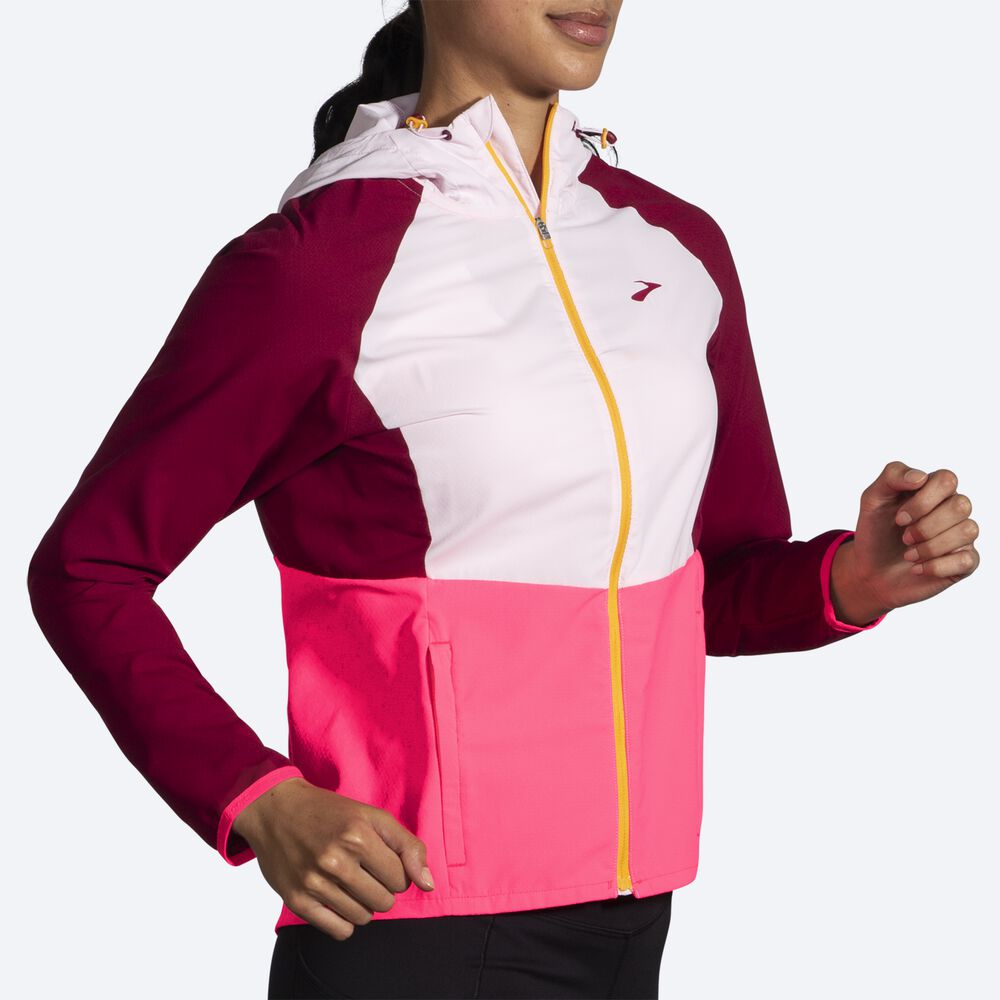 Brooks Canopy Kadın Ceket Bordo/Pembe | TR-694802