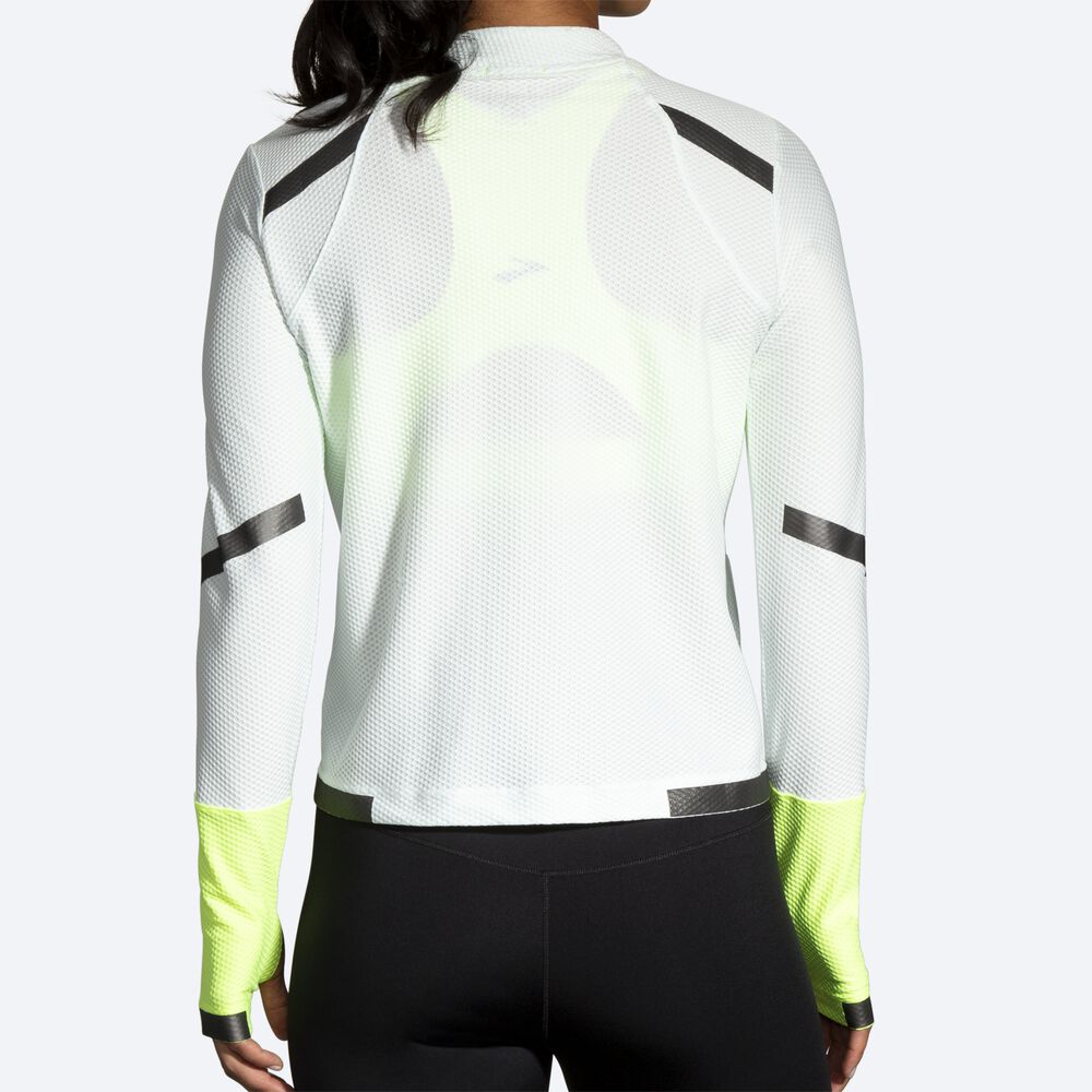 Brooks Carbonite Long Sleeve Kadın Tişört Gri | TR-536190