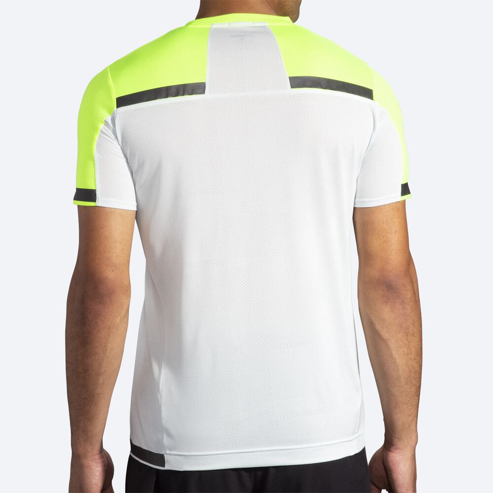 Brooks Carbonite Short Sleeve Erkek Tişört Gri | TR-025469