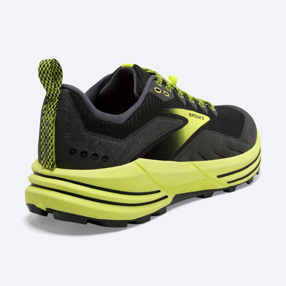 Brooks Cascadia 16 Erkek Trail Koşu Ayakkabısı Siyah | TR-814035