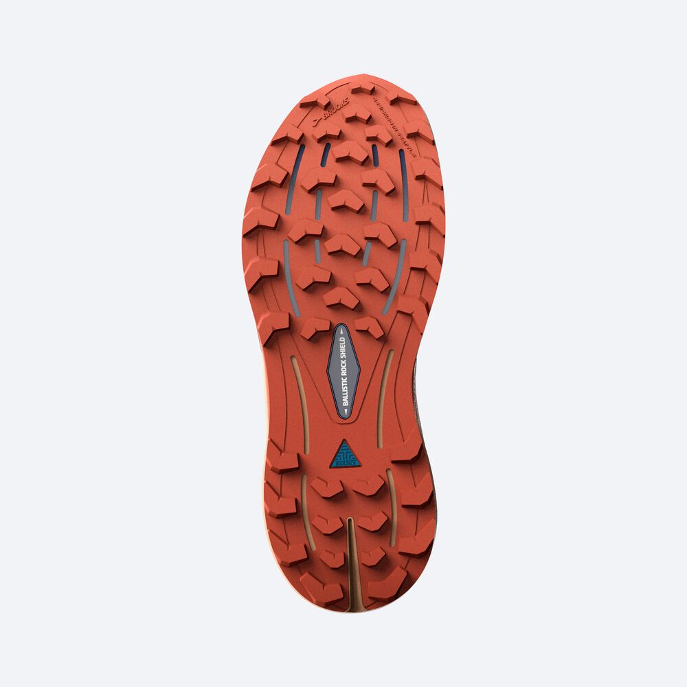 Brooks Cascadia 16 Erkek Trail Koşu Ayakkabısı Beyaz | TR-860249