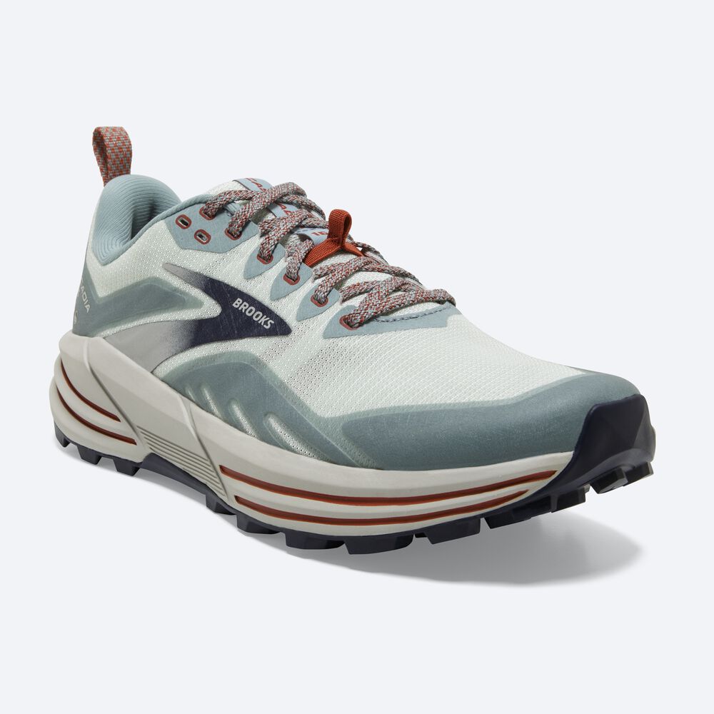 Brooks Cascadia 16 Kadın Trail Koşu Ayakkabısı Açık Turkuaz | TR-637548