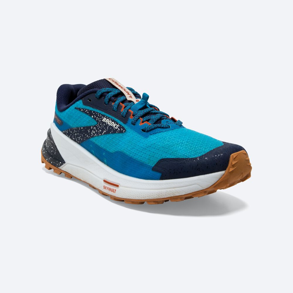 Brooks Catamount 2 Erkek Trail Koşu Ayakkabısı Lacivert/Mavi | TR-902546